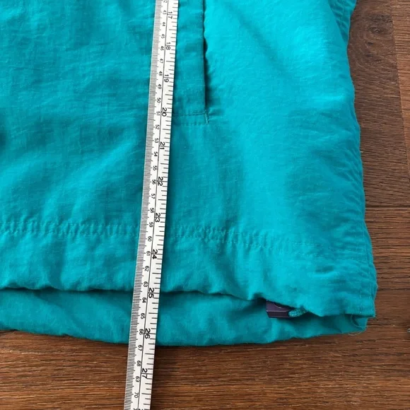 Vintage 90s Teal Hooded Pullover Windbreaker - Picture 12 of 14